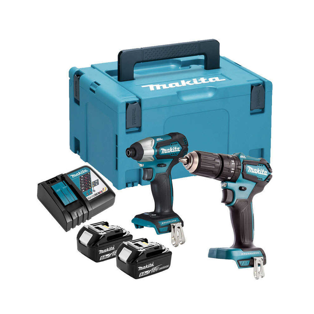 Pack DTD155Z + DHP483Z en coffret Makita DLX2221TJ