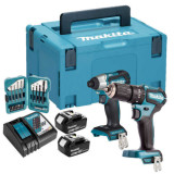 Pack Makita DLX2221TJ2 DTD155Z et DHP483Z 18V