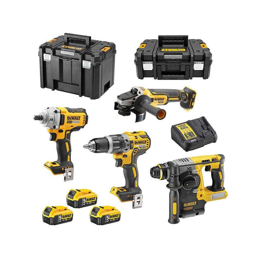Pack DeWalt DCK428P3T-QW 18V XR 4 machines