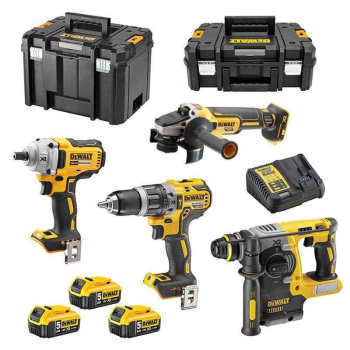 Pack DeWalt DCK428P3T-QW 18V XR 4 machines
