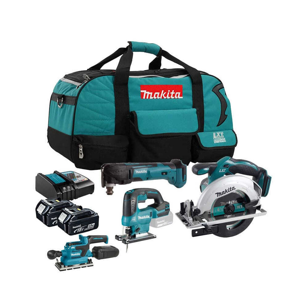 Combopack 4 outils LXT sans fil Makita DLX4176TX1
