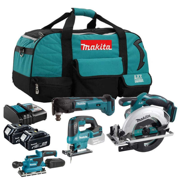 Combopack 4 outils LXT sans fil Makita DLX4176TX1