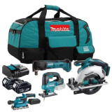 Combopack 4 outils LXT sans fil Makita DLX4176TX1