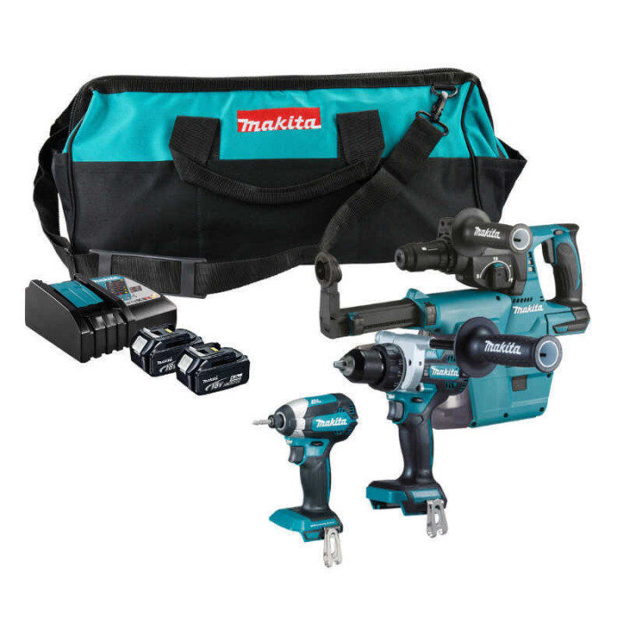 Combopack 3 outils LXT 2 x 5,0 Ah Makita DLX3154TX1