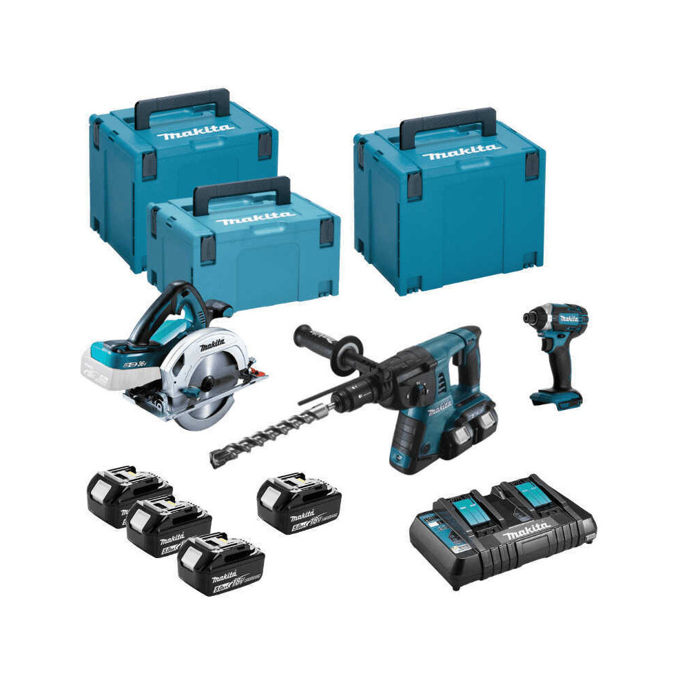 Combopack 3 outils sans fil 18V LXT Makita DLX3049PTJ