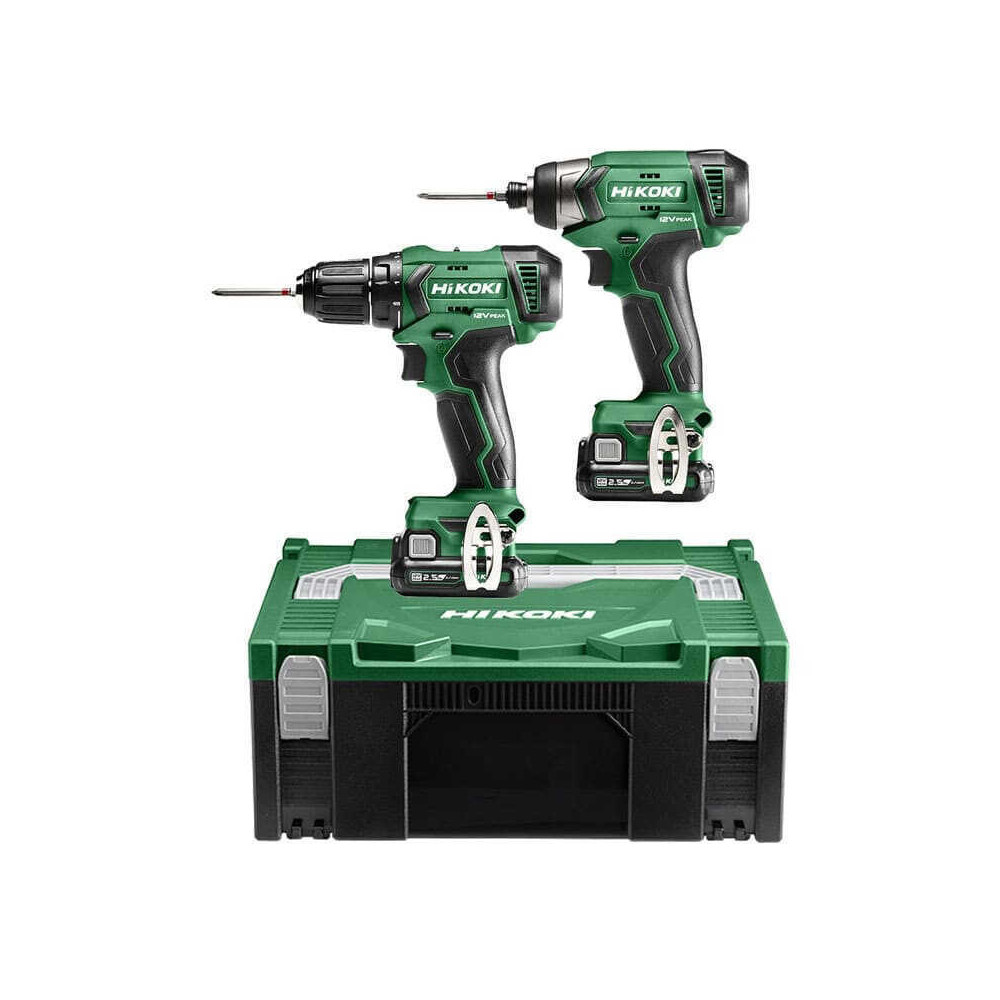 Pack 2 outils 12V DS12DA WH12DA HiKOKI KC12DAWAZ
