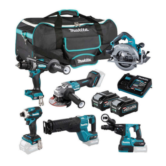 Combopack 6 outils XGT 40V Makita DK0128G601