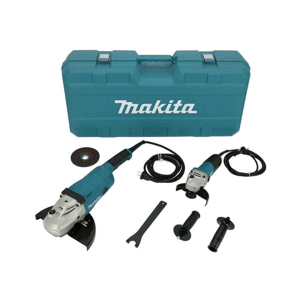 Pack 2 meuleuses filaires Makita DK0052G en coffret