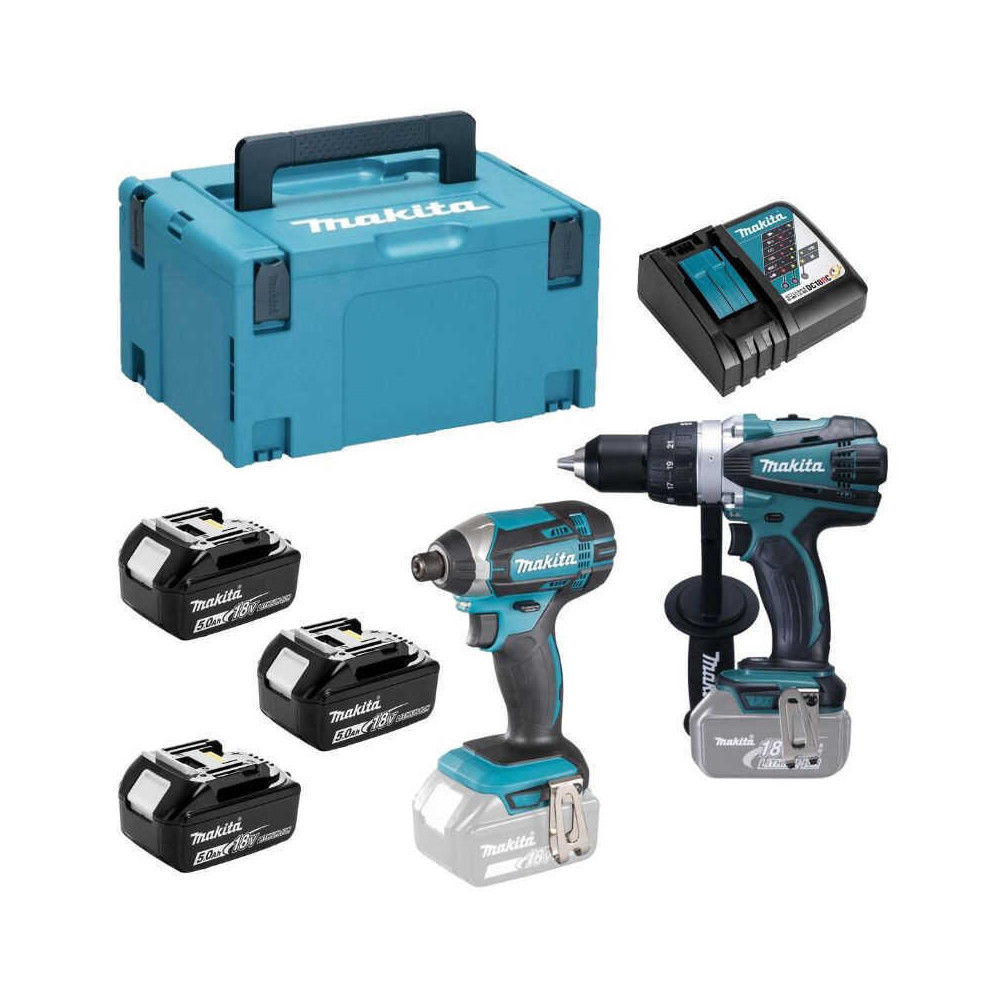 Pack perceuse et visseuse à chocs Makita DLX2144TJ1