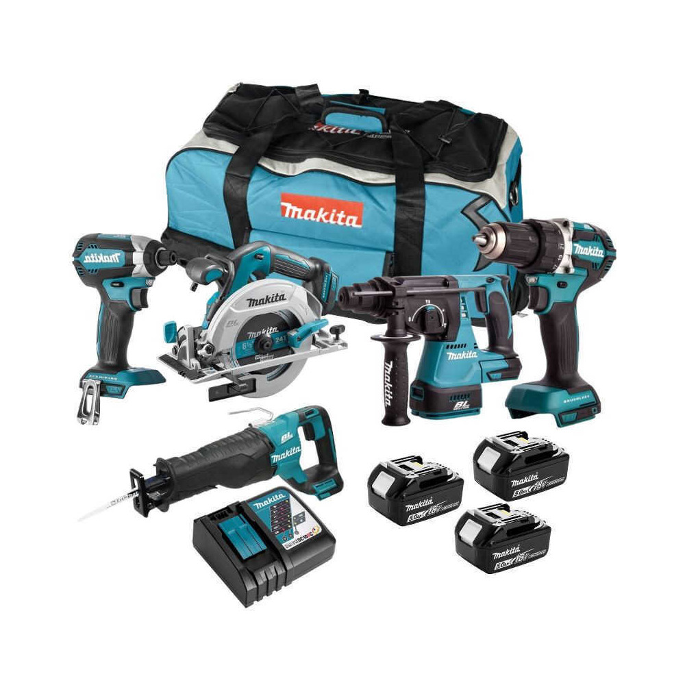 Ensemble 5 machines 18 V LXT Makita DLX5032T