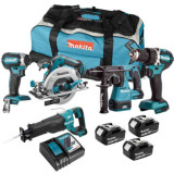 Ensemble 5 machines 18 V LXT Makita DLX5032T