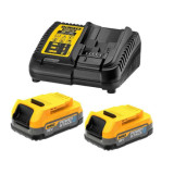 Pack 2 outils 18V xr 2X17 ah DCD709 DCF809 en coffret sans fil