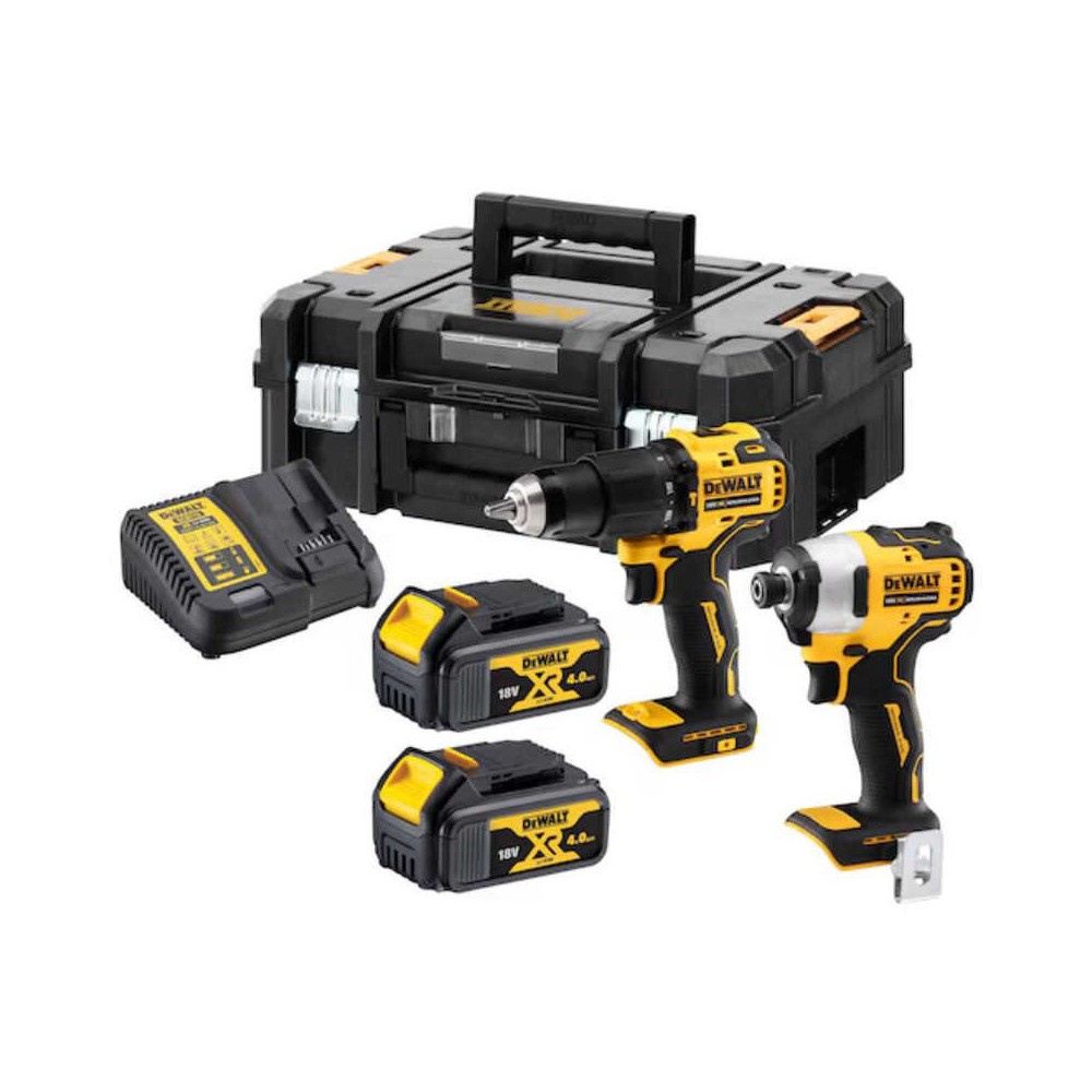 Pack 2 outils 18V xr 2X40 ah DCD709 DCF809 en coffret sans fil