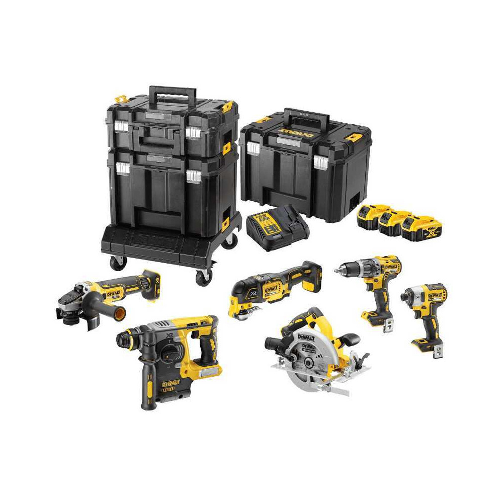 Pack 6 machines DeWalt DCK685P3T-QW 18V XR