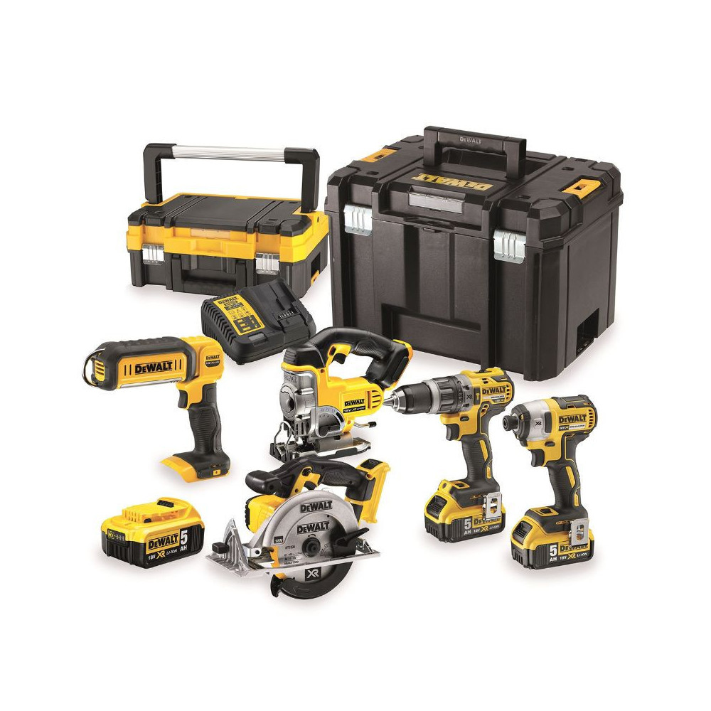 Pack DeWalt DCK551P3T-QW 18V XR 5 machines