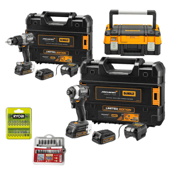 Pack édition McLaren avec accessoires DeWalt PROMO-LOT006