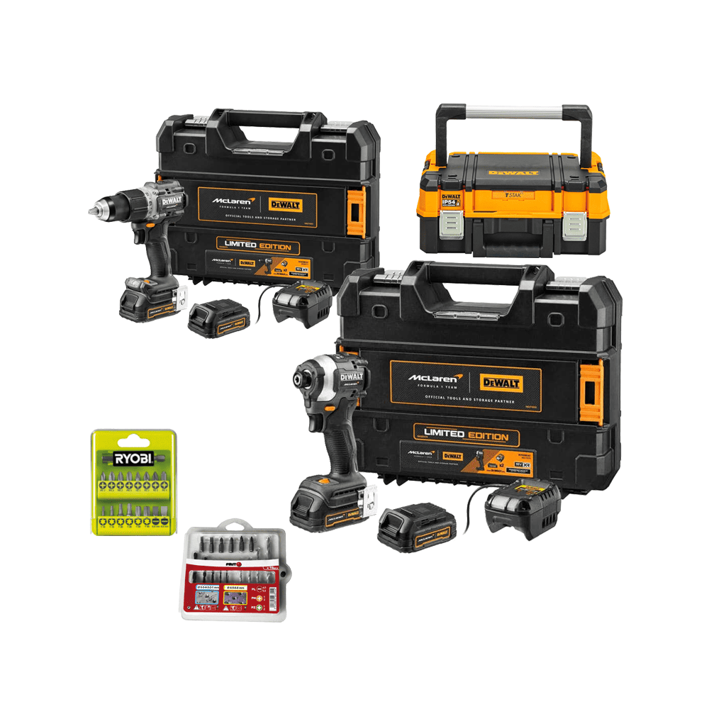 Pack édition McLaren avec accessoires DeWalt PROMO-LOT006