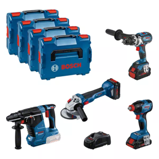 Kit 4 outils 18 V Bosch Professional 0615990N32