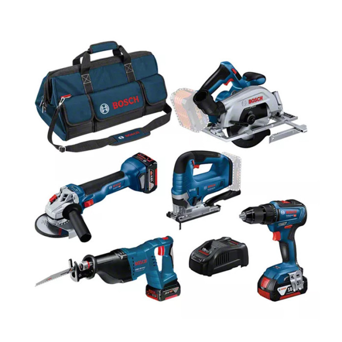 Combopack 5 outils Bosch Professional 0615990N39 18V
