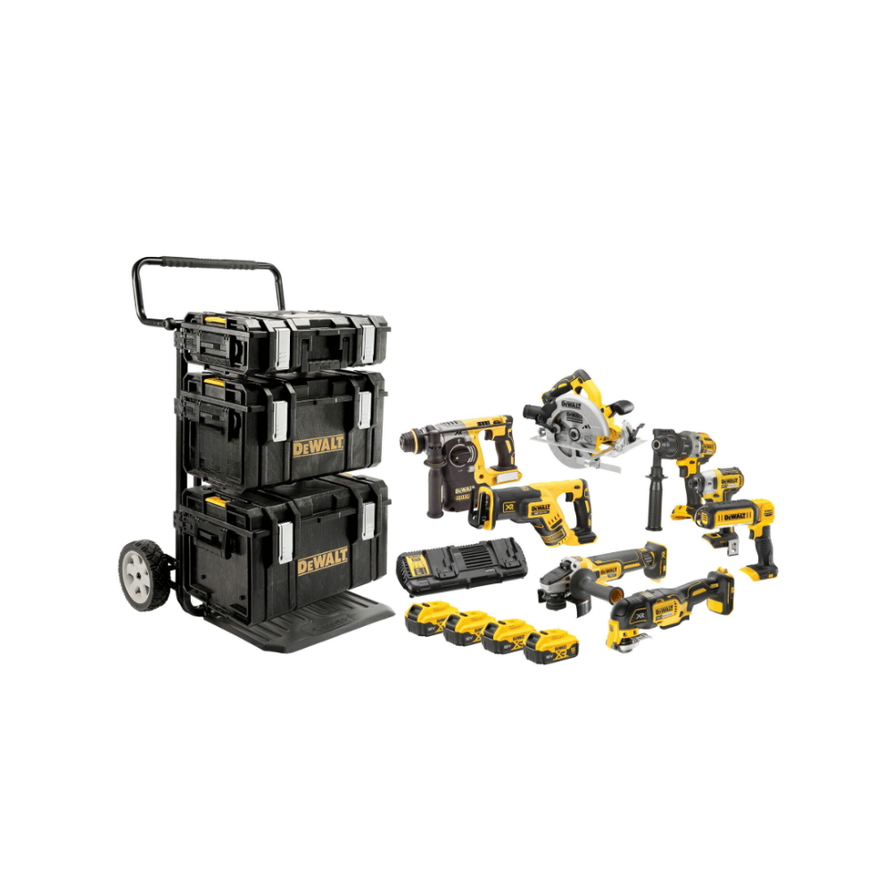 Pack 8 machines DeWalt DCK853P4-QW 18V XR