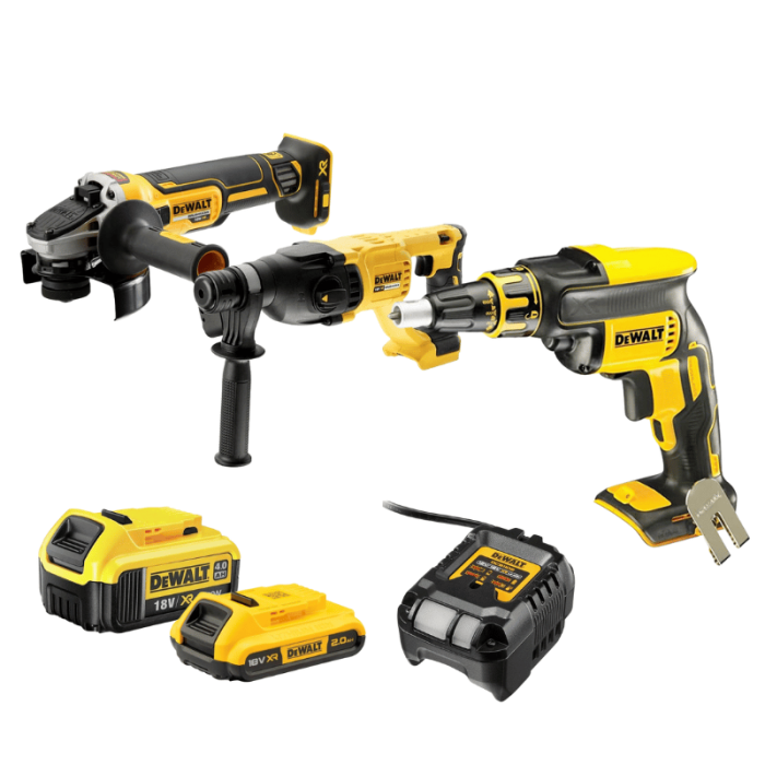Pack 3 outils carton DeWalt DCK308DM-QW