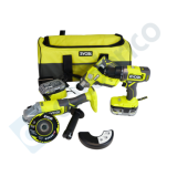 Pack 3 machines Ryobi ONE+ 18 V R18CK3-242S