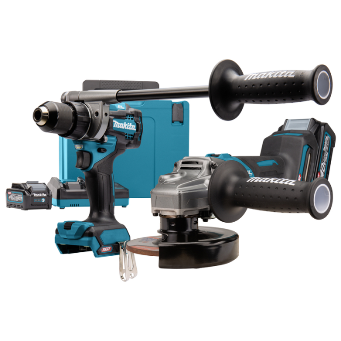 Pack perceuse et meuleuse XGT Makita DK0124G201