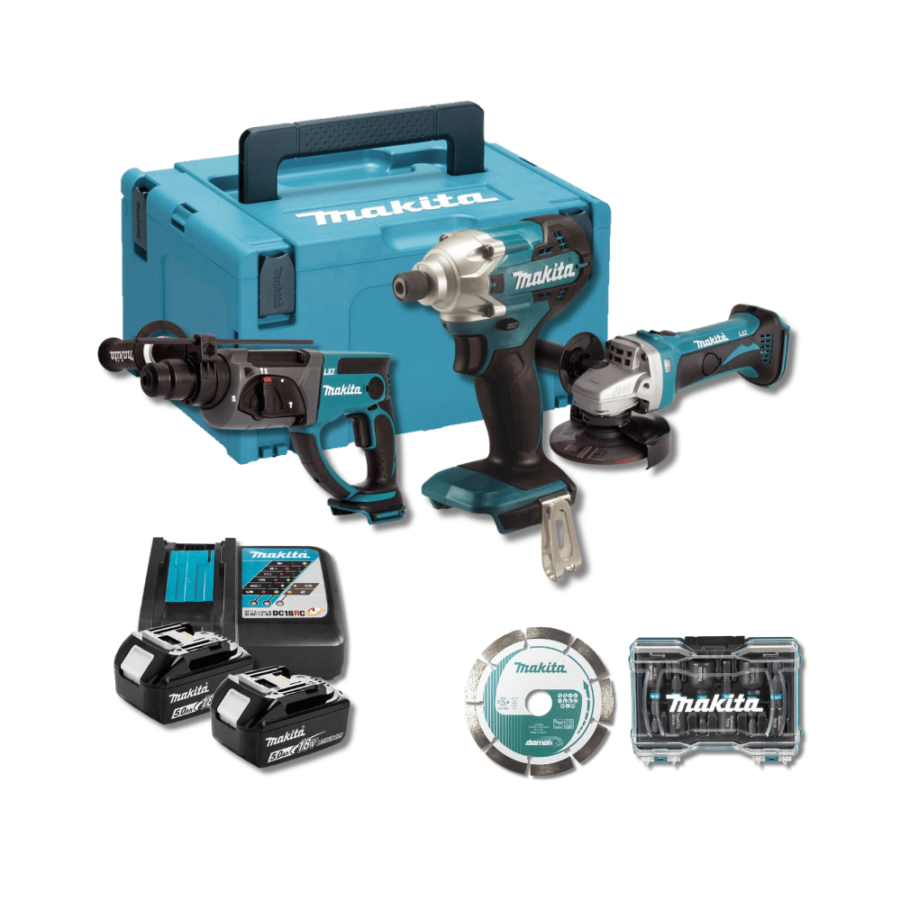 Pack 3 machines Makita XPACK-MACO-01 18 V LXT