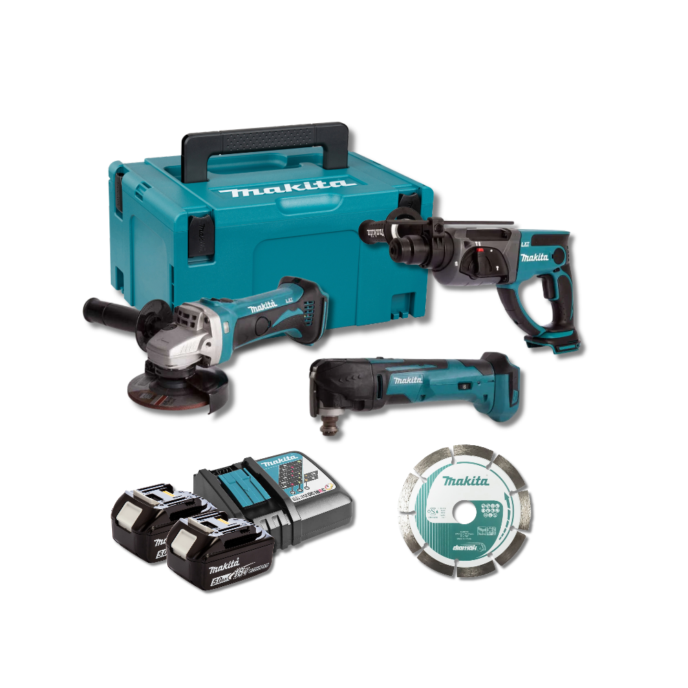 Pack maçon Makita XPACK-MACO-02 18V LXT