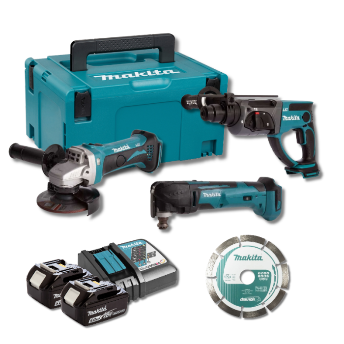 Pack maçon Makita XPACK-MACO-02 18V LXT