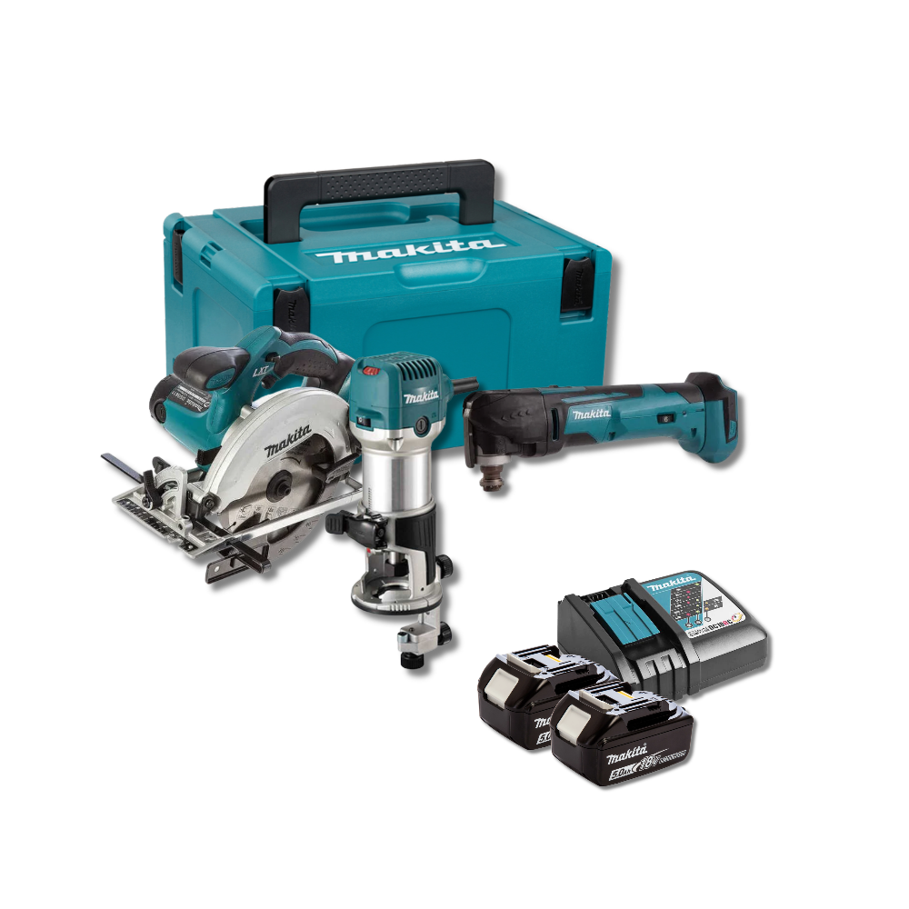 Pack menuisier Makita XPACK-MENU-02 18V
