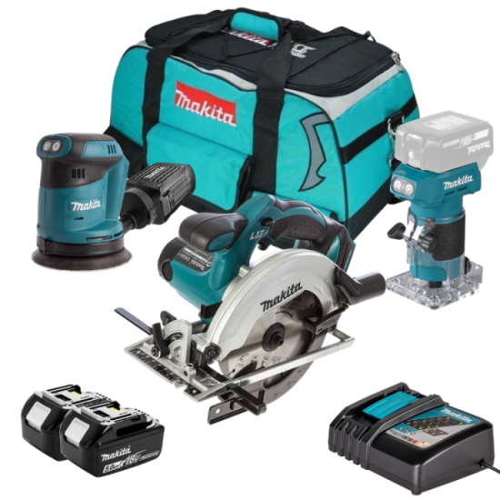 Pack menuisier 18 V Makita XPACK-MENU-SAC