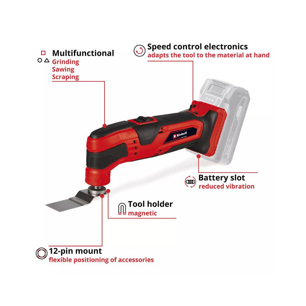 Outil multifonctions Einhell TC-MG 18 Li-Solo 18V PXC