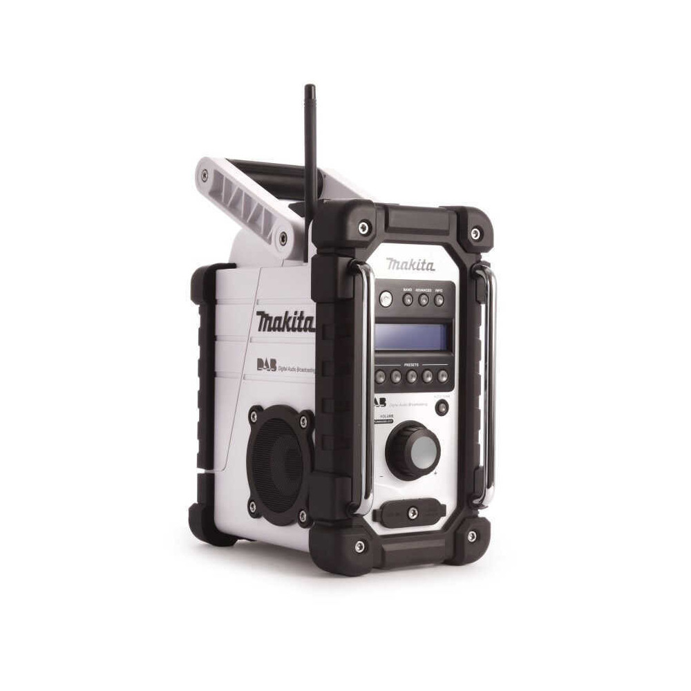 Radio de chantier DAB Makita DMR104W blanche