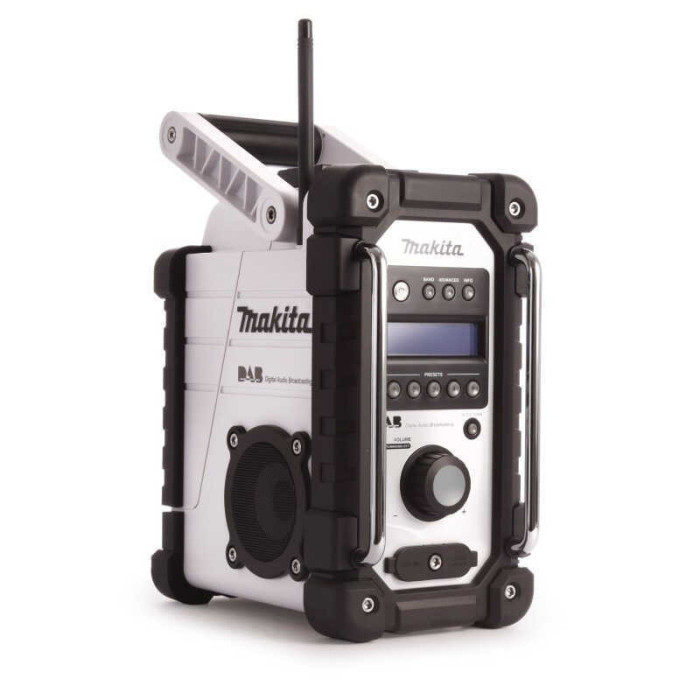 Radio de chantier DAB Makita DMR104W blanche