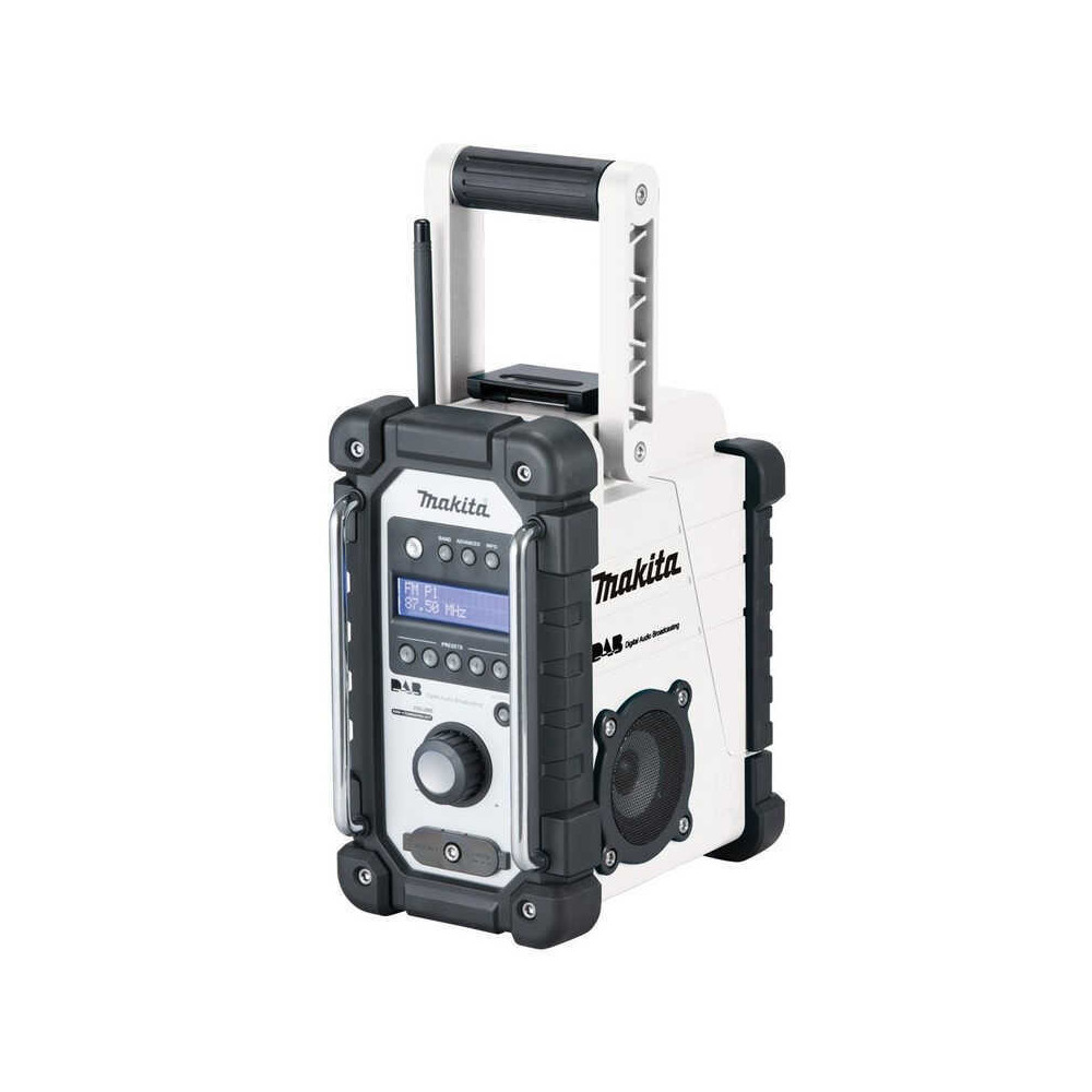 Radio de chantier DAB Makita DMR104W blanche