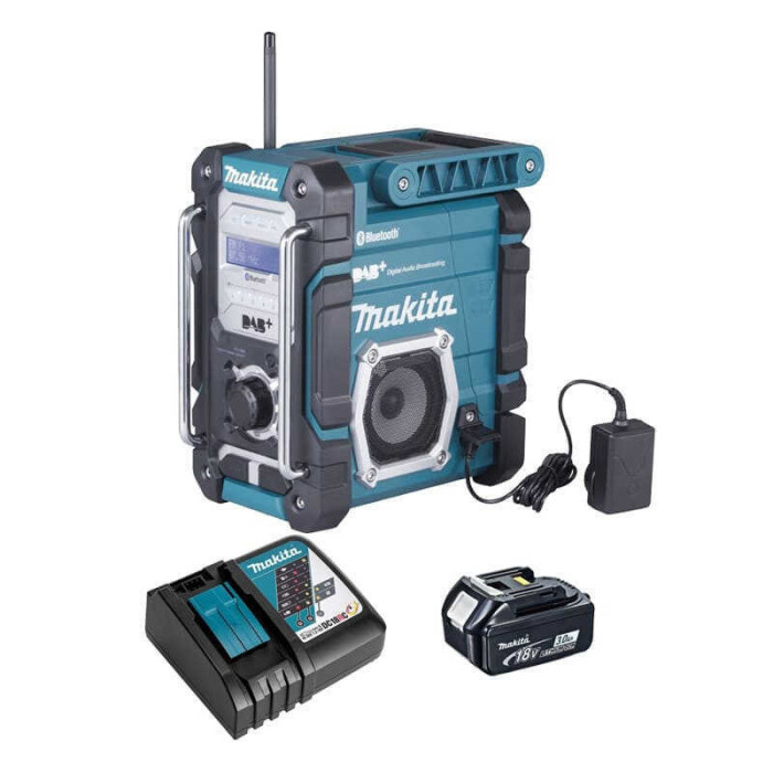 Radio Makita DMR112RF DAB+ Bluetooth 3,0 Ah chargeur