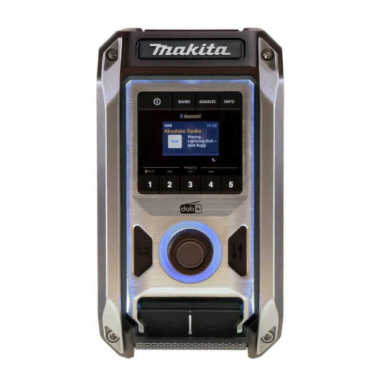 Radio Makita DMR115B DAB+ Bluetooth IP64 CXT et LXT