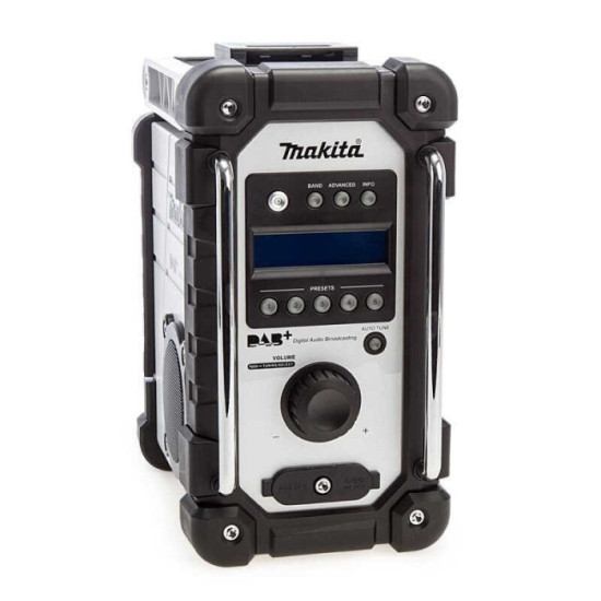 Radio de chantier DAB+ Makita DMR110W blanche