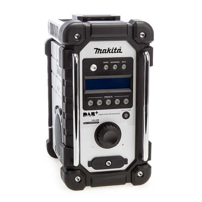 Radio de chantier DAB+ Makita DMR110W blanche