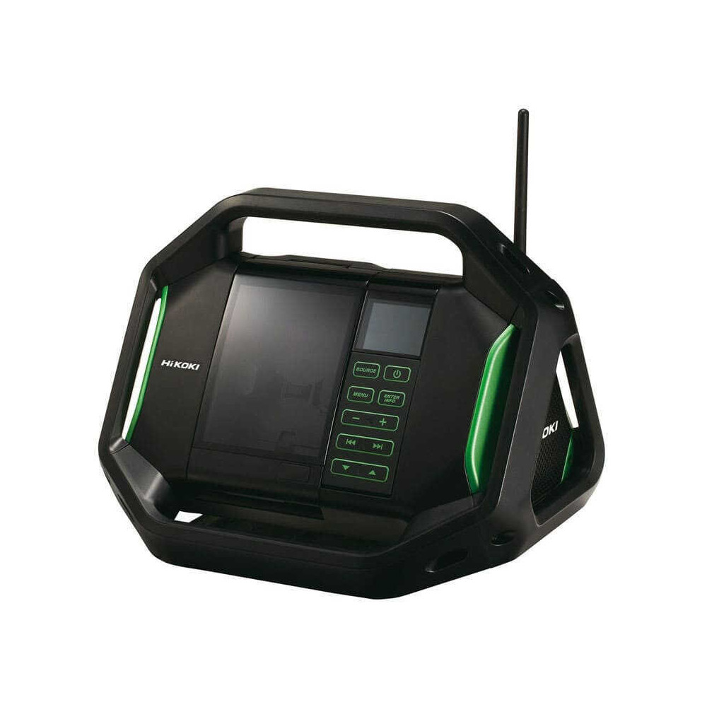 Radio de chantier HiKOKI UR18DSALW4Z 18 V et secteur