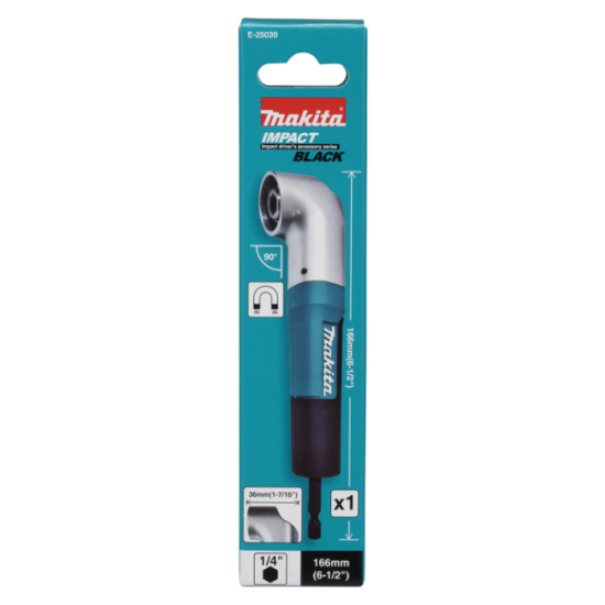 Renvoi d'angle 1/4" Impact Black Makita E-25030