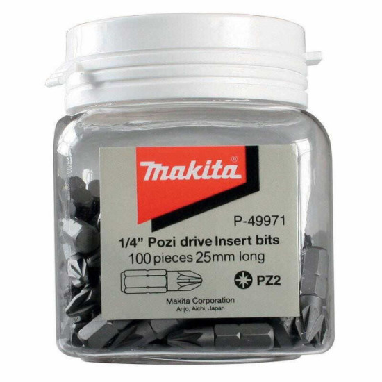 Boîte 100 embouts de vissage Makita P-49971