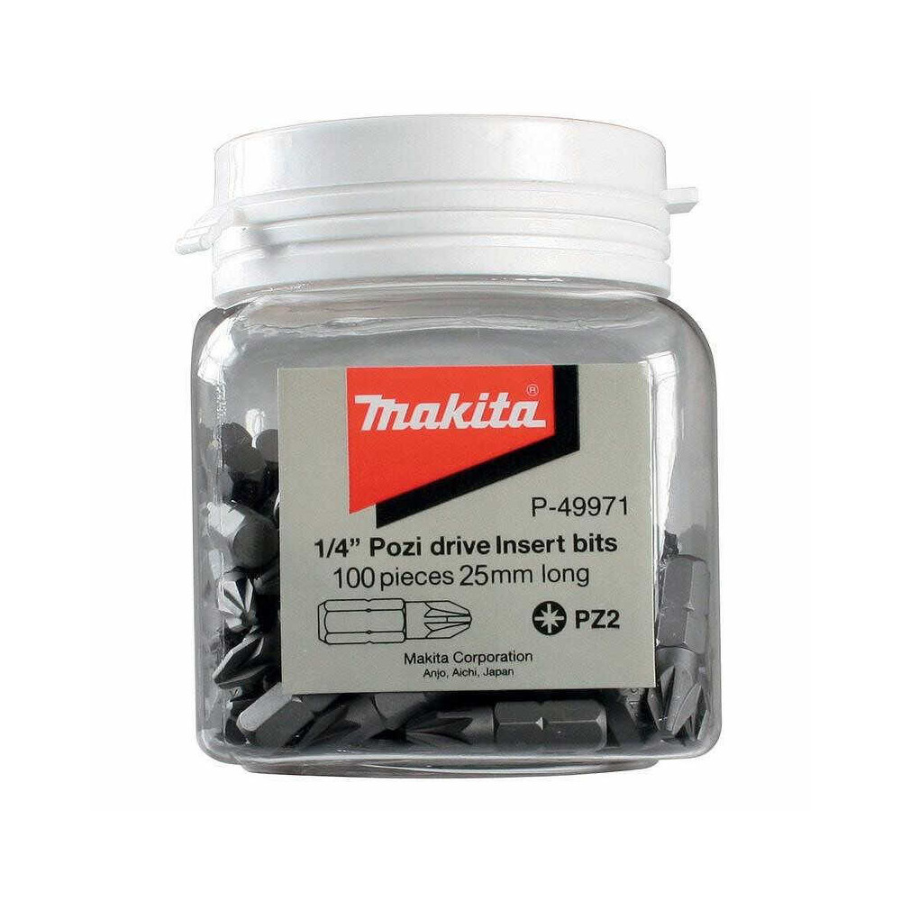 Boîte 100 embouts de vissage Makita P-49971