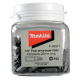 Boîte 100 embouts de vissage Makita P-49971
