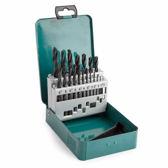 Coffret forets métal HSS-R Makita D-54081 19 pcs