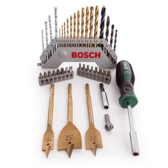 Set 40 forets embouts Bosch Professional 2607017334