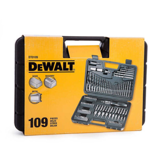 Coffret 109 accessoires DeWalt DT0109