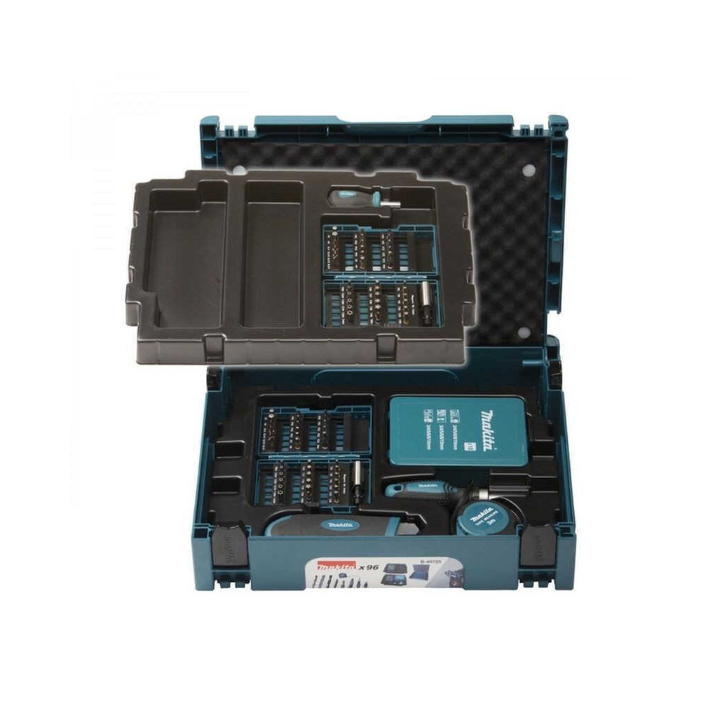 Coffret 96 accessoires Makita B-49725 en Makpac