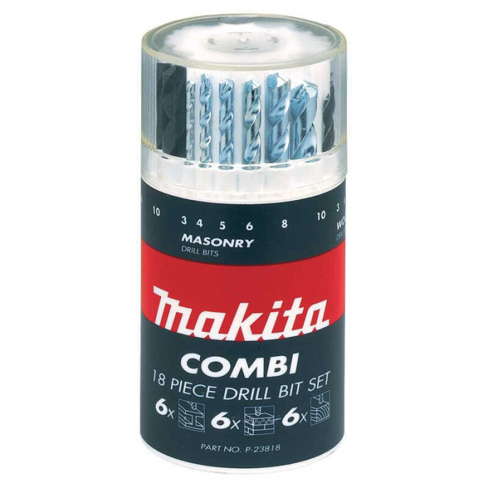 Coffret forets mixtes Makita P-23818 18 pièces